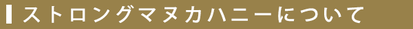 ストロングマヌカハニーについて